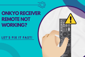 onkyo receiver remote not working