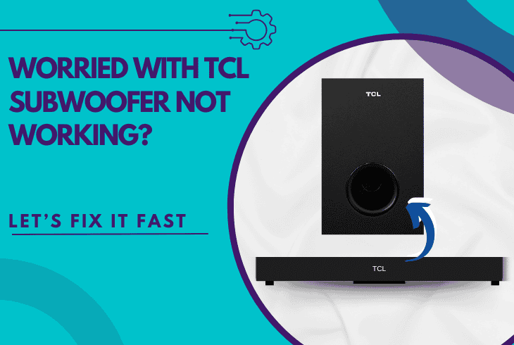 tcl subwoofer not working