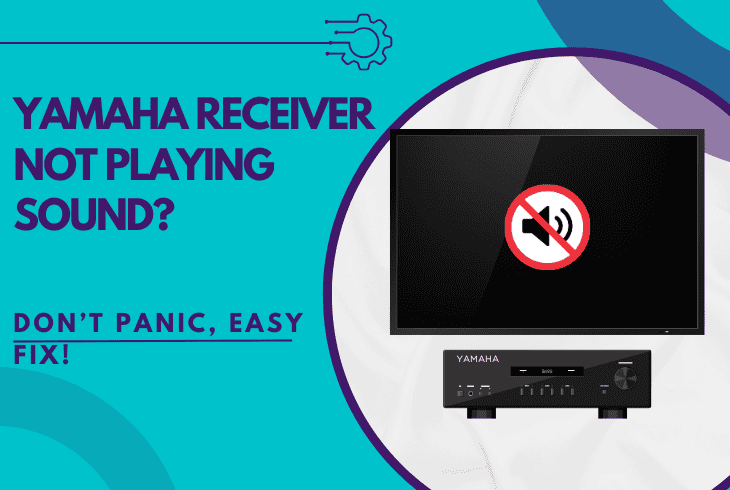 yamaha receiver not playing sound