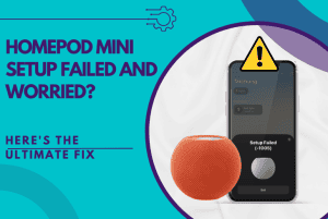 homepod mini setup failed
