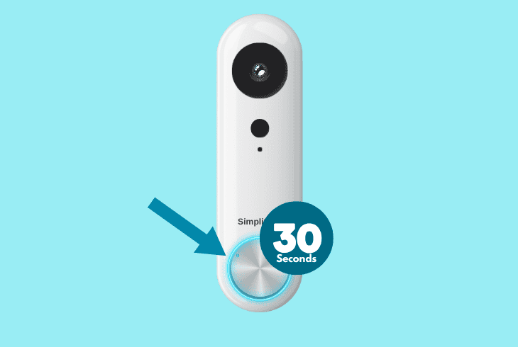 jump-start the simplisafe doorbell