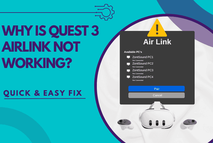 quest 3 airlink not working