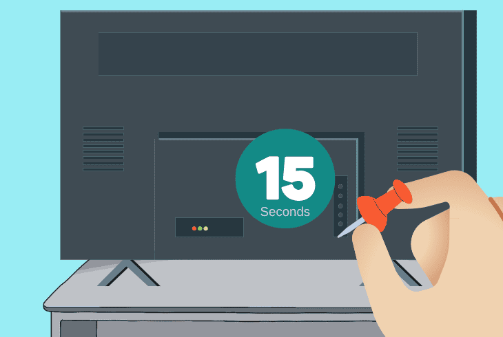 reset the hisense roku tv os