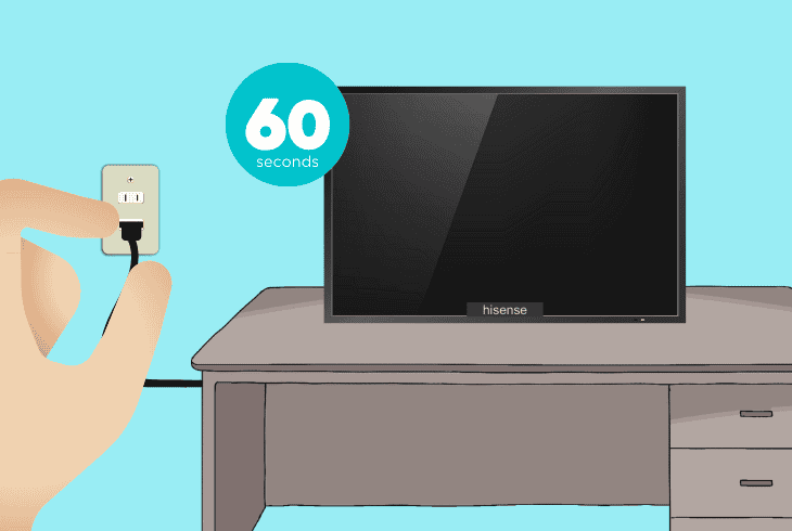 restart your hisense roku tv
