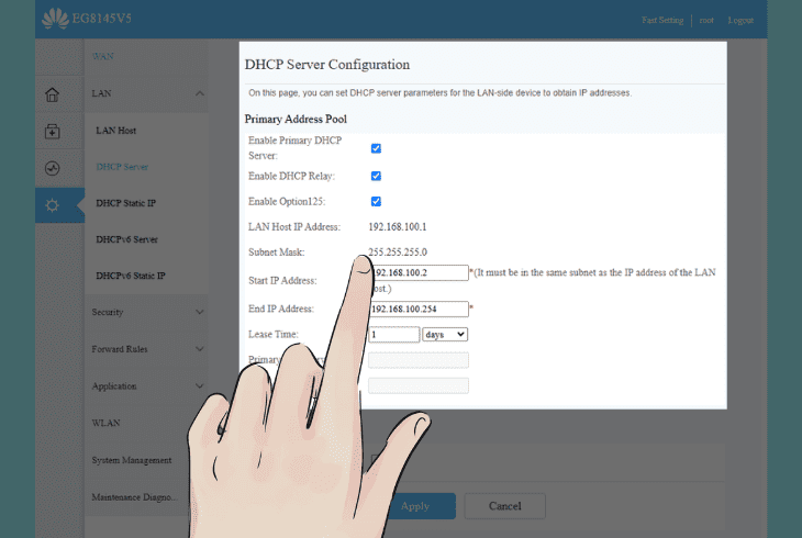 assign ecobee’s ip address