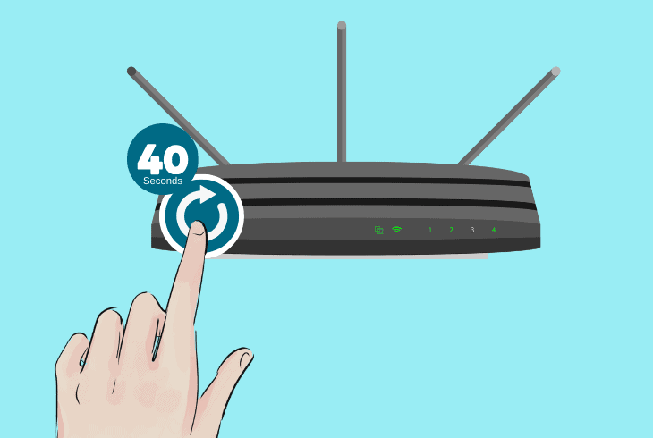how to power cycle a network router