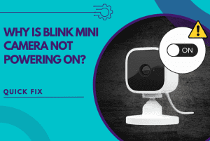 blink mini camera not powering on