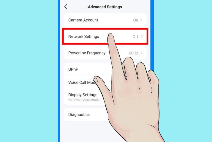 network settings