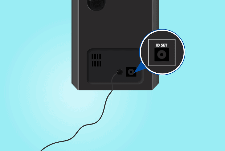 pair the subwoofer correctly