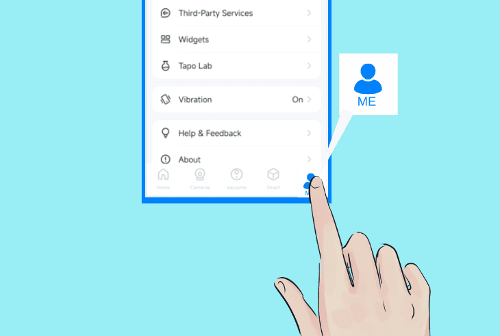 sign in and out tapo app