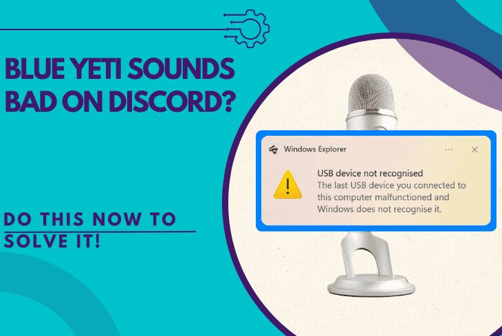 blue yeti usb device not recognized