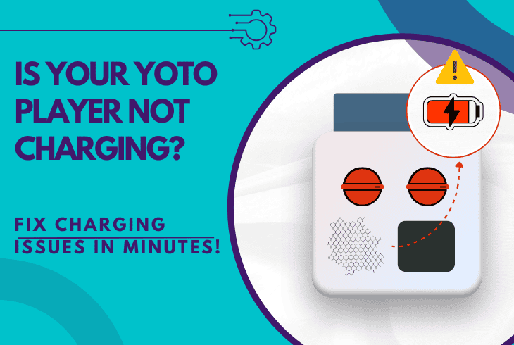 yoto player not charging
