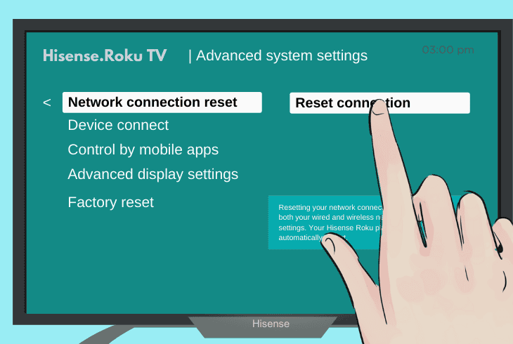 cast to offline hisense roku tv