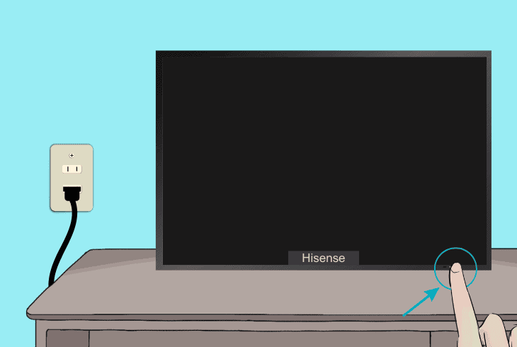 switch the hisense roku tv input