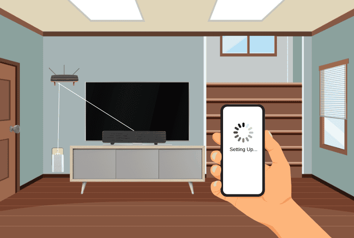 use an alternative device for setup