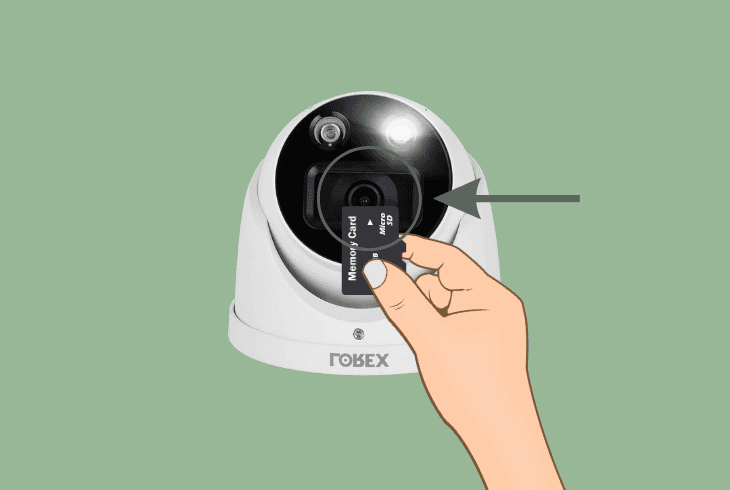 reinsert the lorex microsd card (wi-fi cameras)